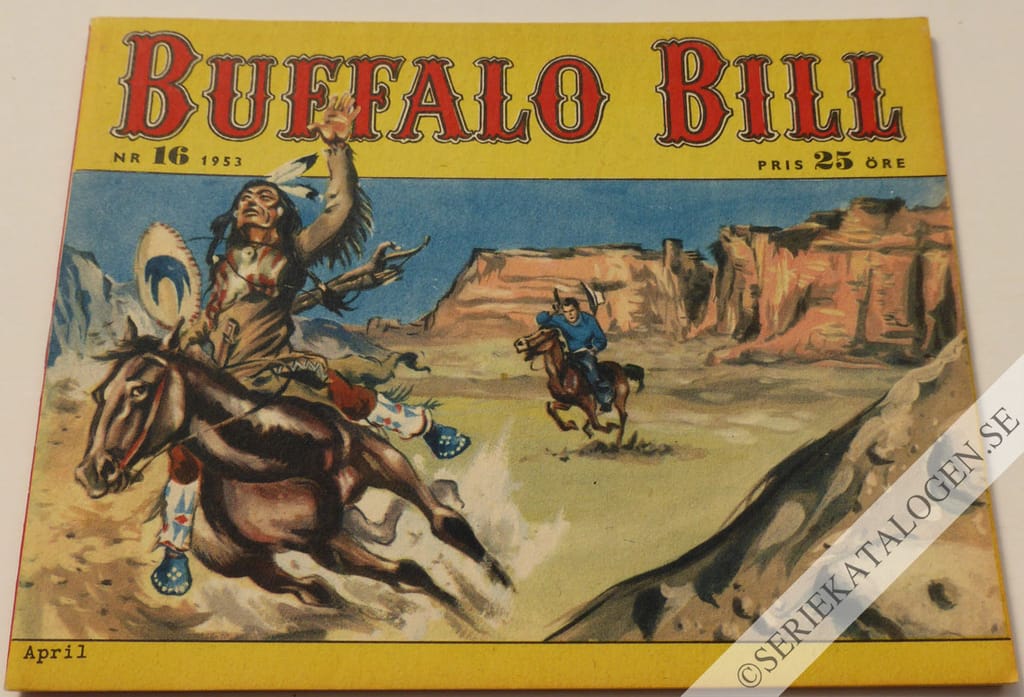 Framsida på Buffalo Bill #16 (1953)