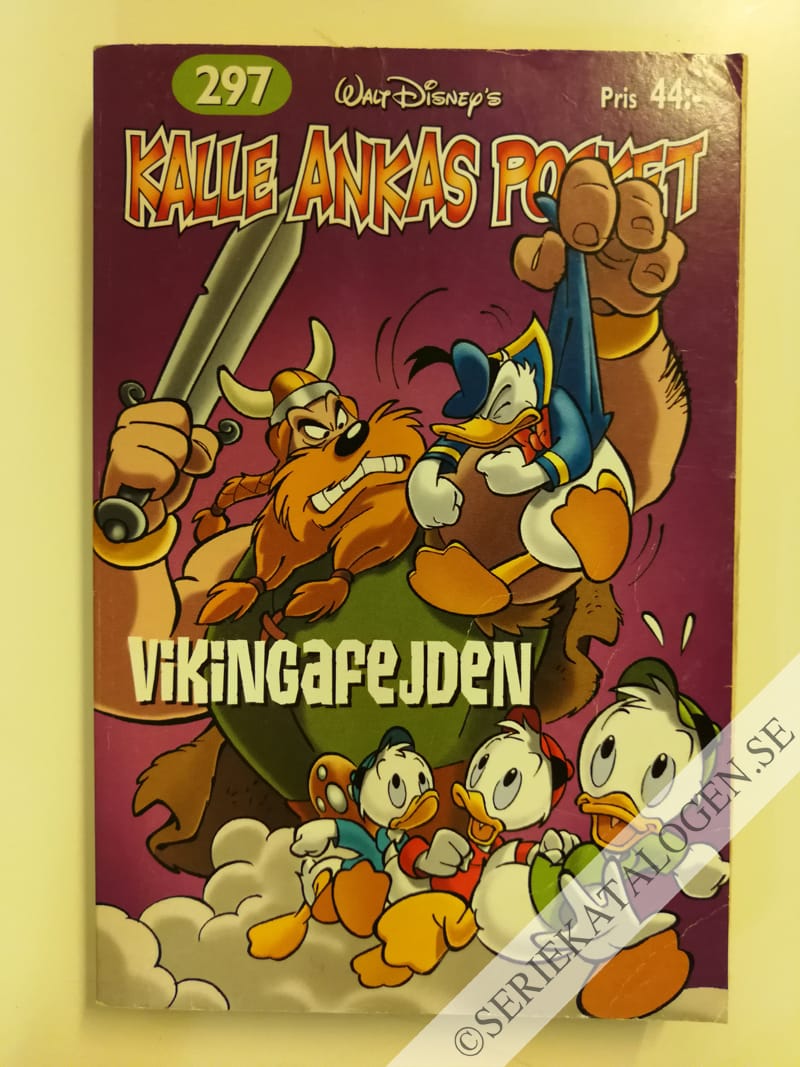 Framsida på Kalle Ankas pocket #297 - Vikingafejden (2004)