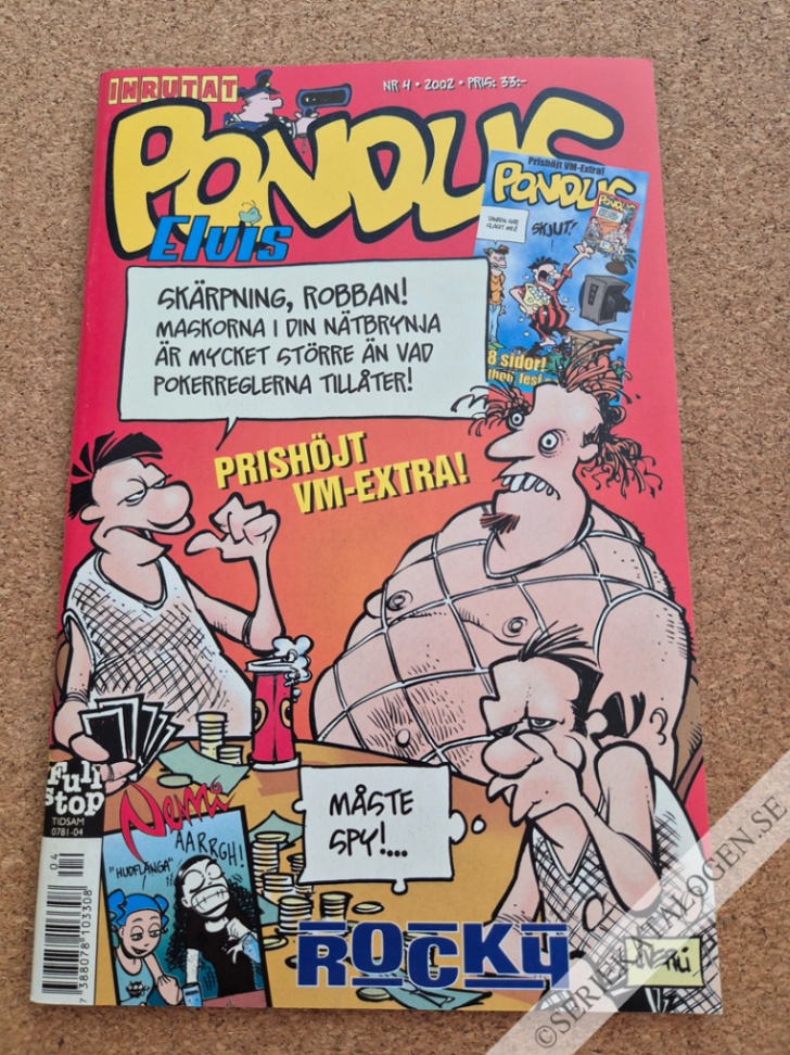 Framsida på Pondus #4 (2002)