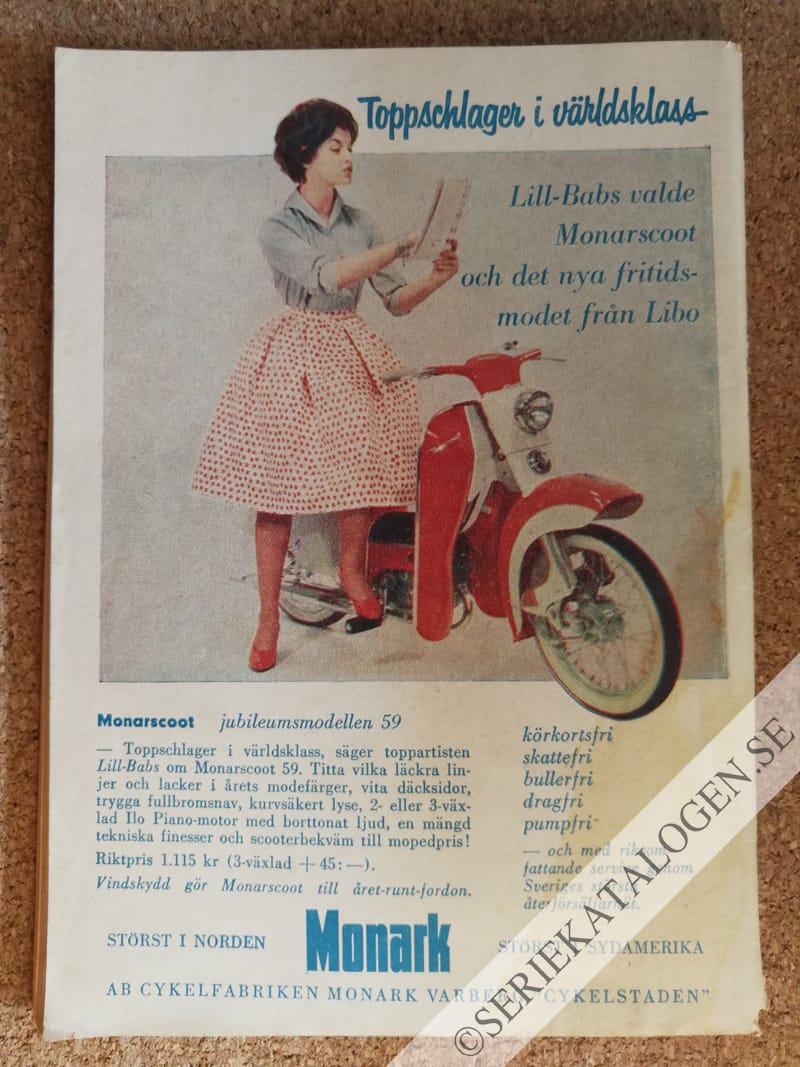 Baksida på Skratta inte åt Amor (1959)