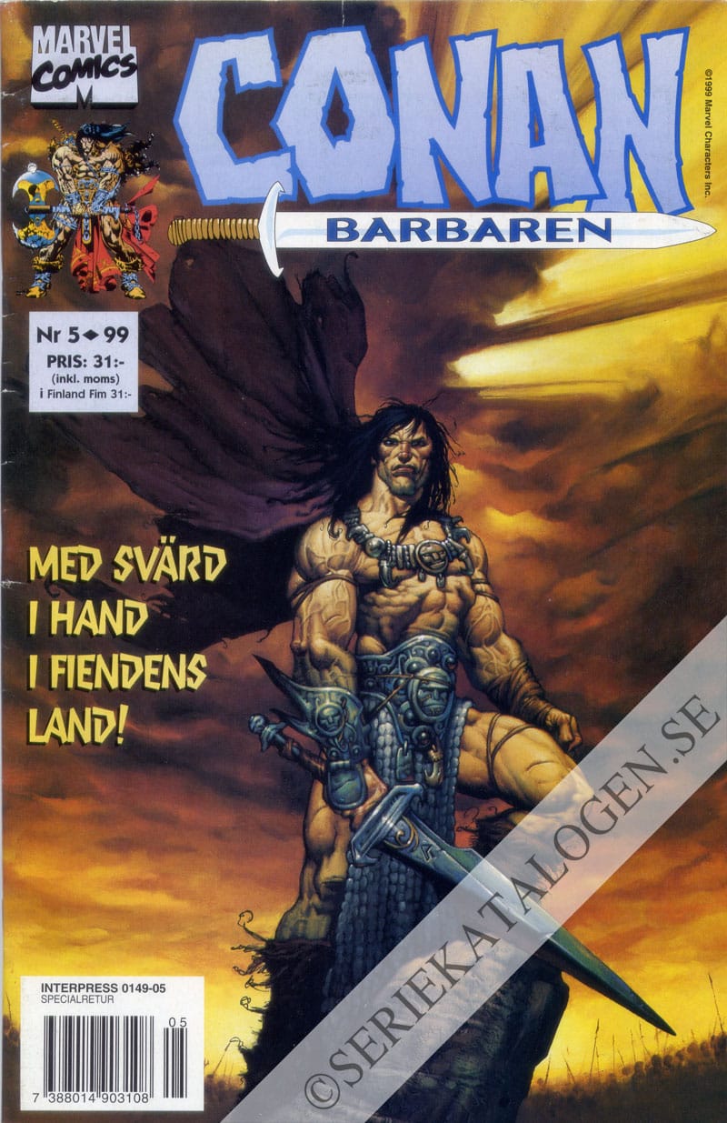 Framsida på Conan barbaren #5 (1999)