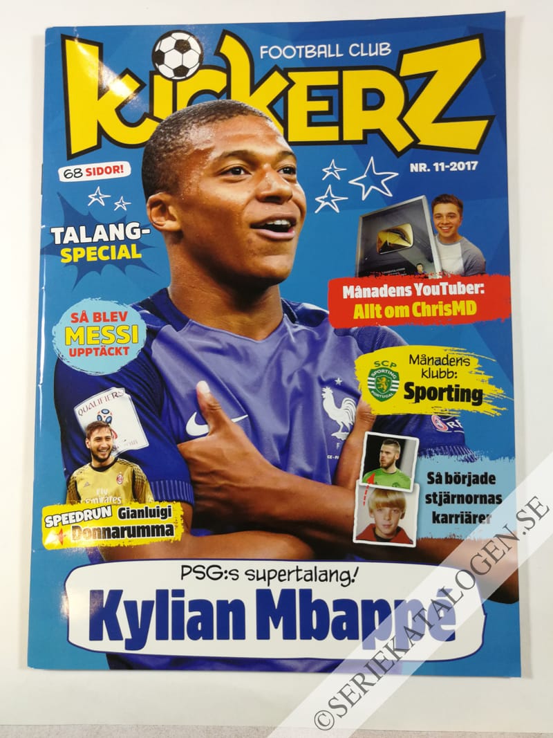 Framsida på Kickerz Football Club #11 (2017)