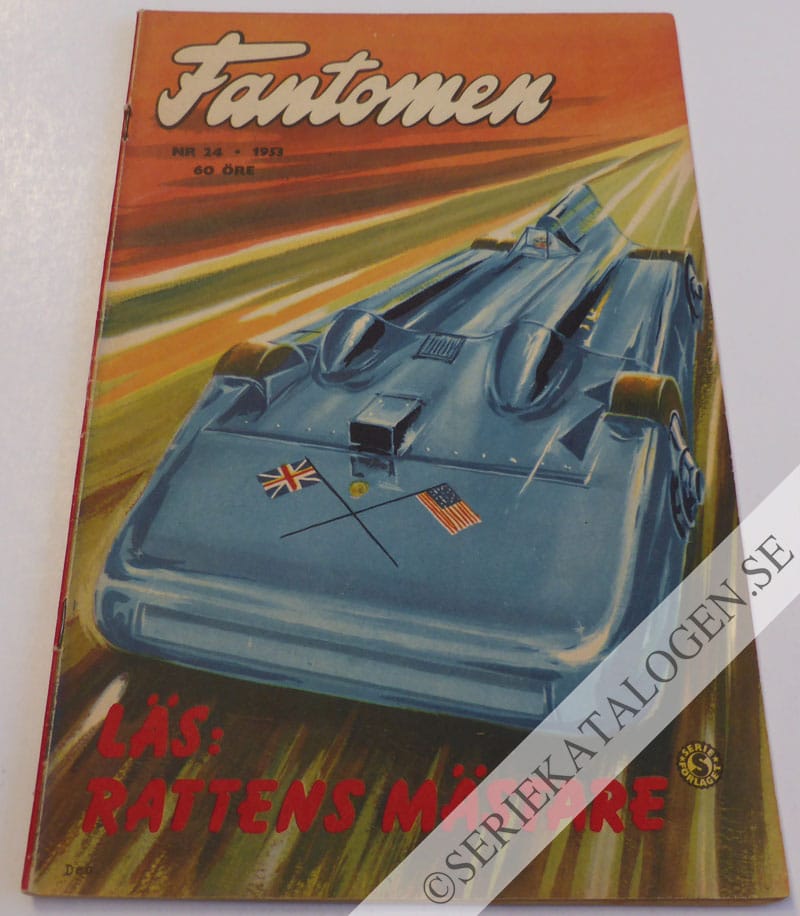Framsida på Fantomen #24 (1953)