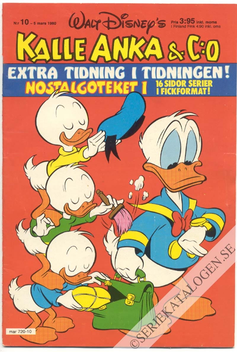 Framsida på Kalle Anka & C:o #10 (1980)