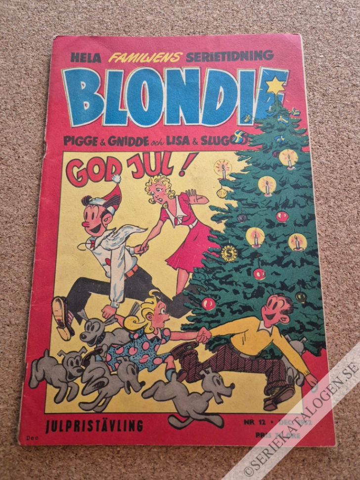 Framsida på Blondie #12 (1952)