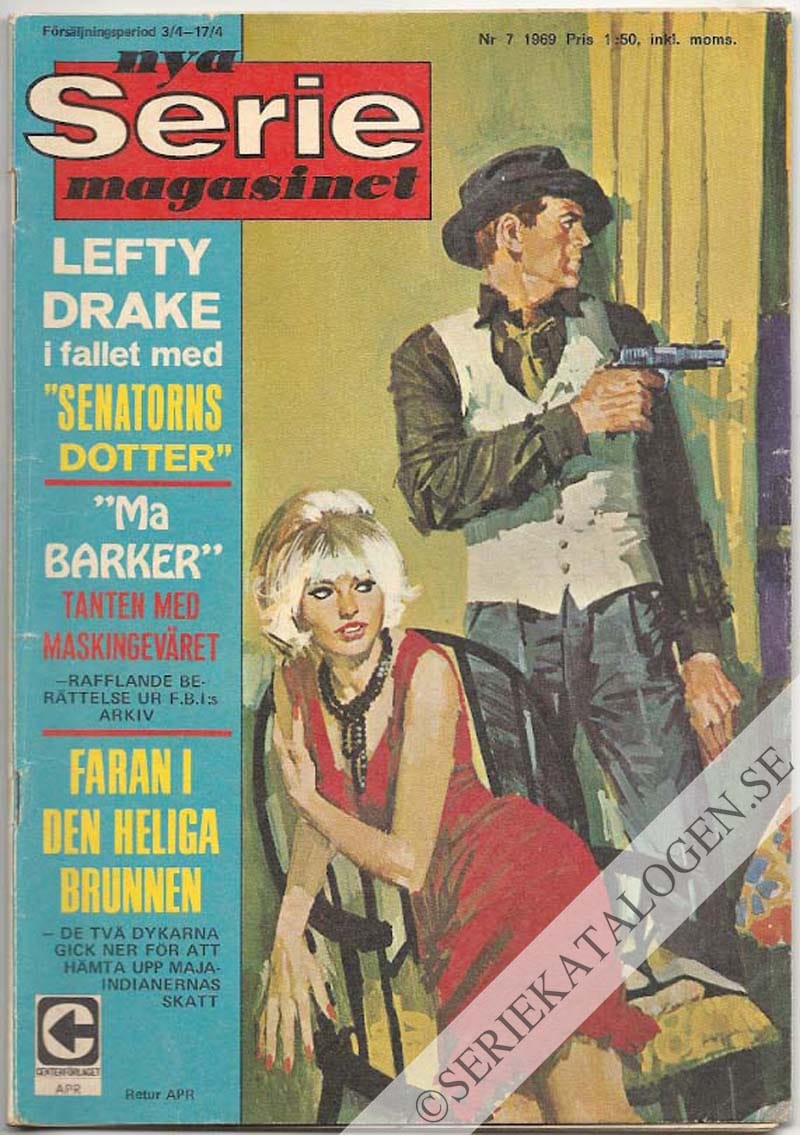 Framsida på Seriemagasinet #7 (1969)