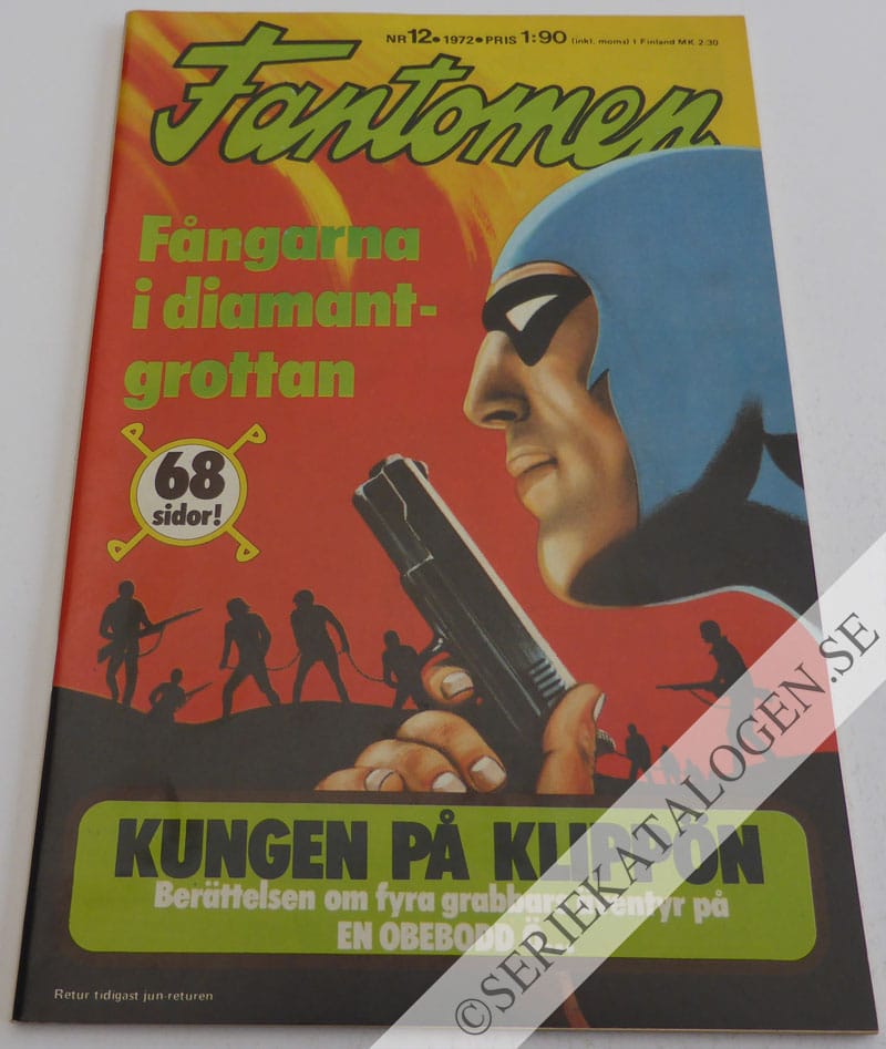 Framsida på Fantomen #12 (1972)