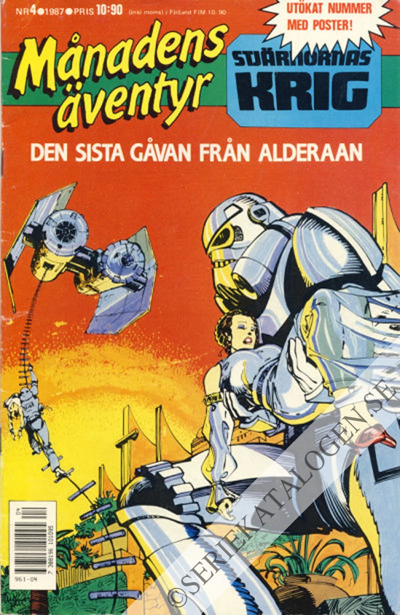 Framsida på Månadens äventyr #4 (1987)