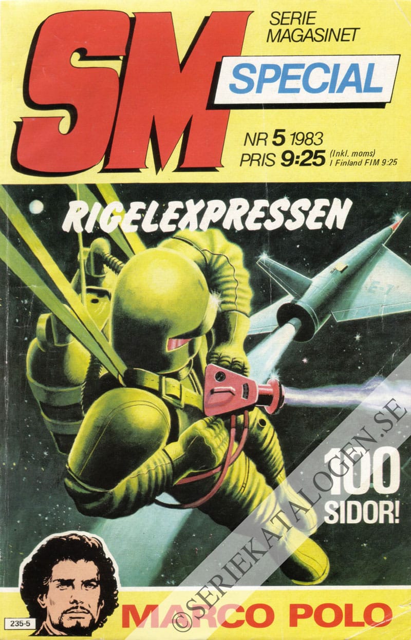 Framsida på Seriemagasinet specialalbum #5 (1983)