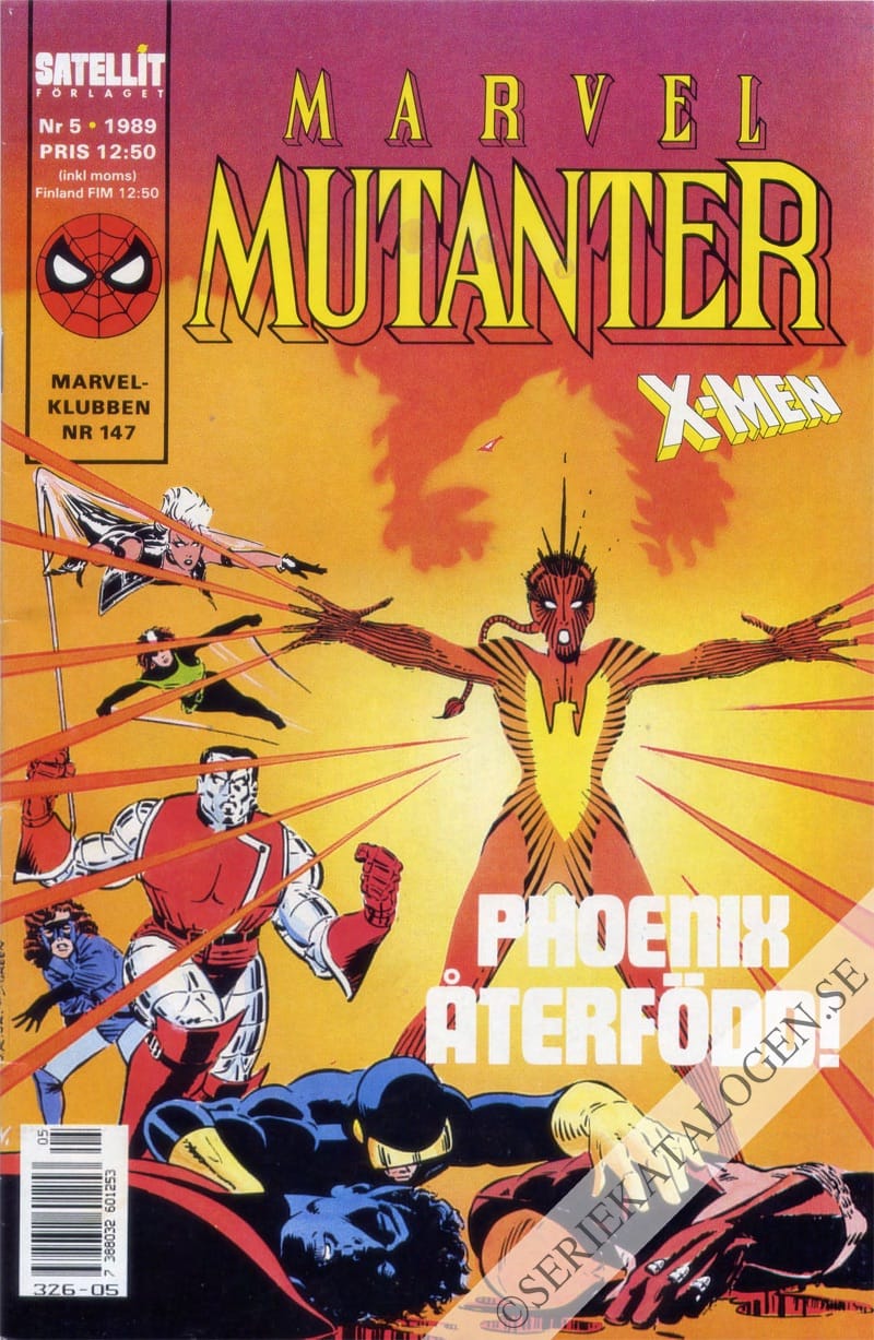Framsida på Marvel mutanter #5 (1989)