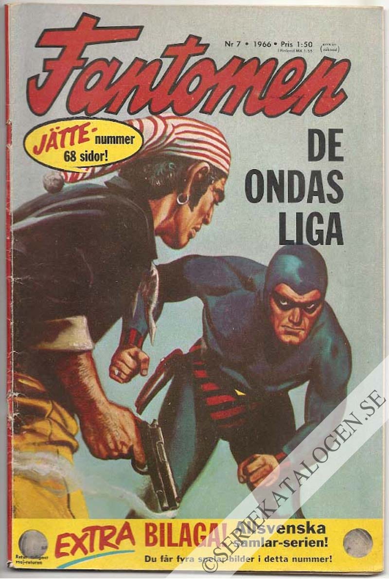 Framsida på Fantomen #7 (1966)