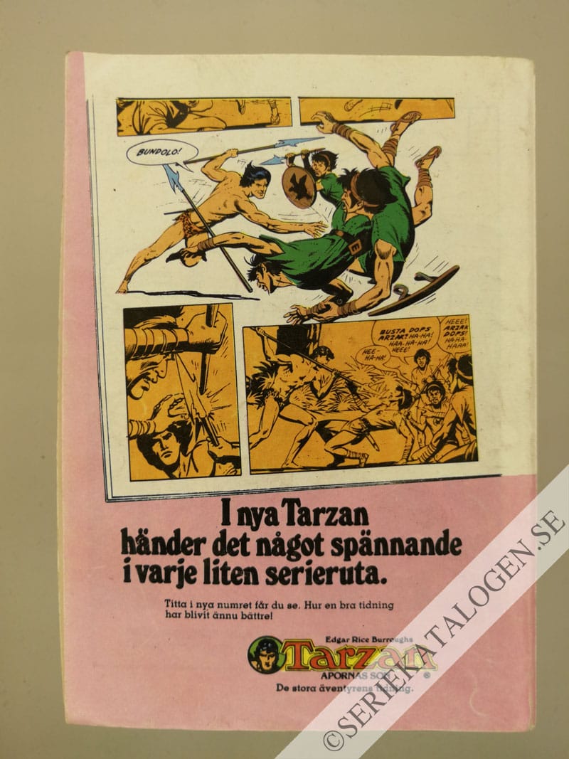 Baksida på Hemligt vapen (1981)
