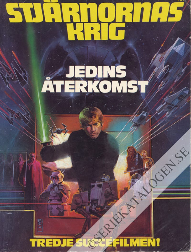 Framsida på Stjärnornas krig Jedins återkomst (1982)