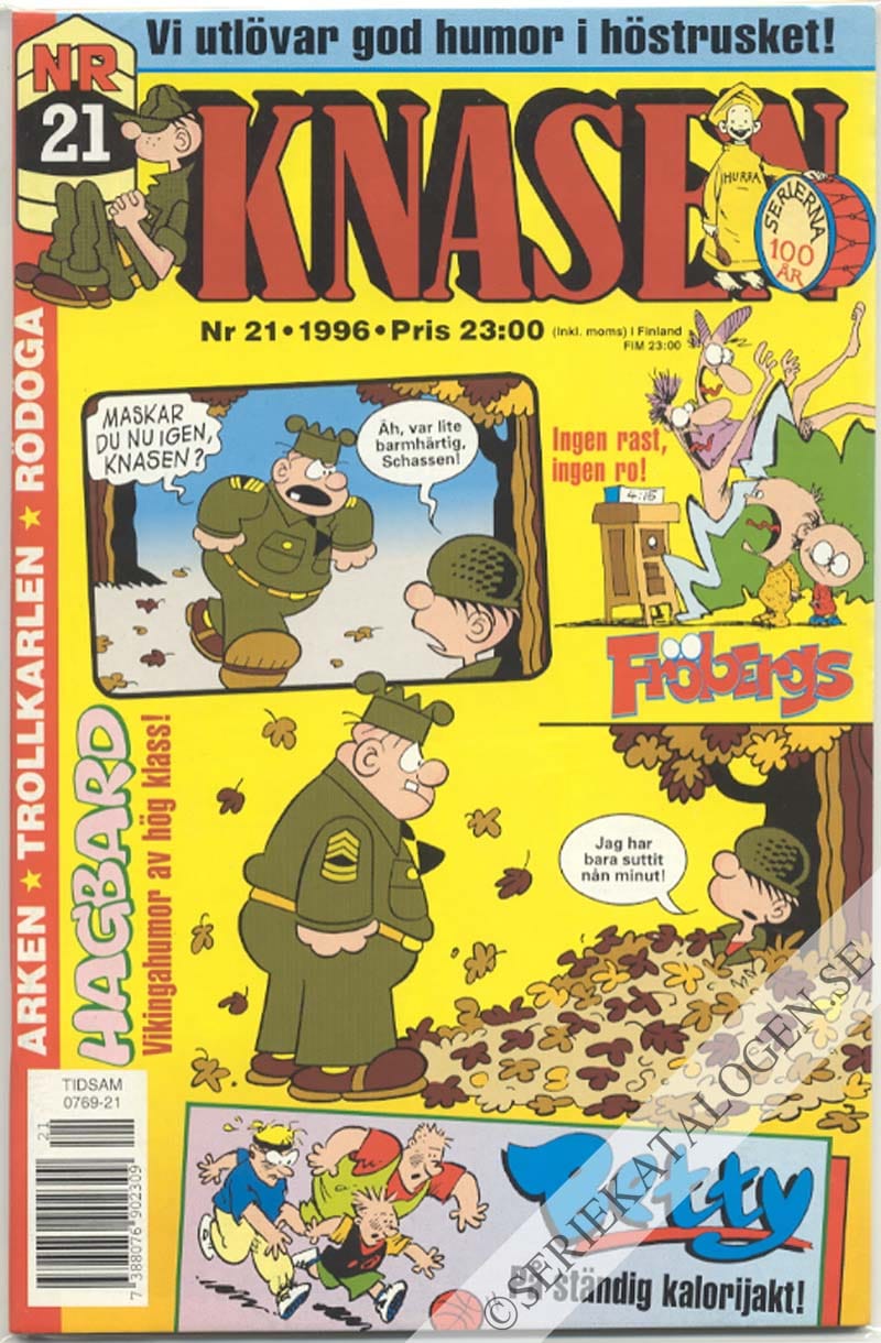 Framsida på Knasen #21 (1996)