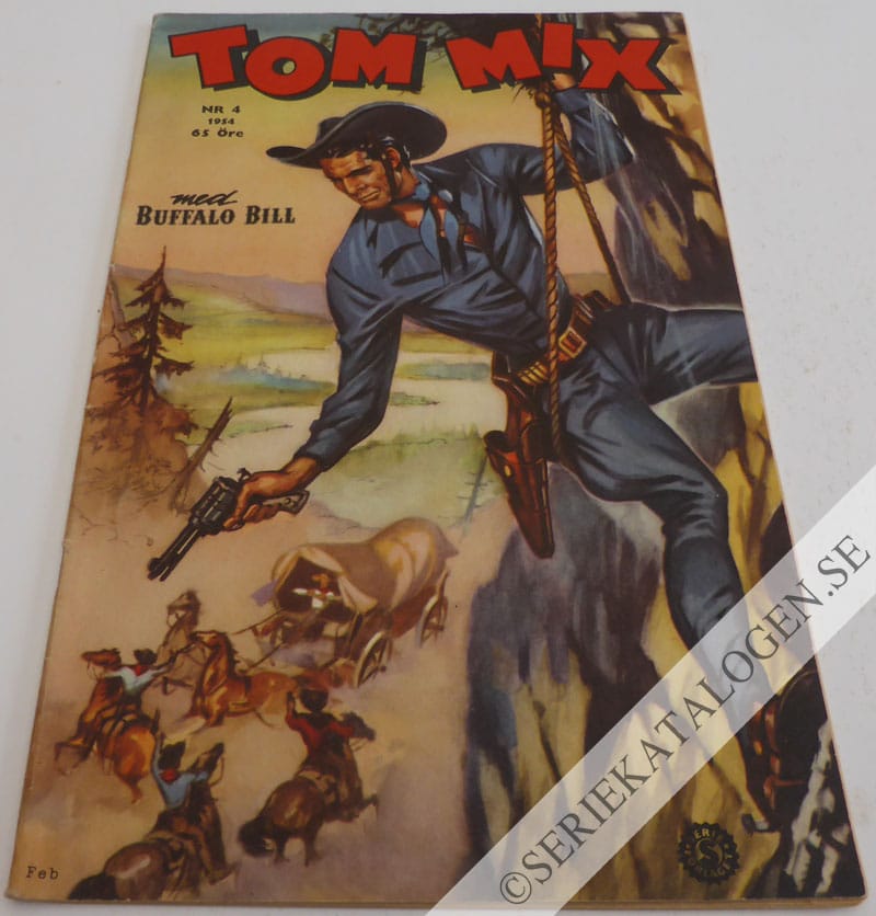 Framsida på Tom Mix #4 (1954)