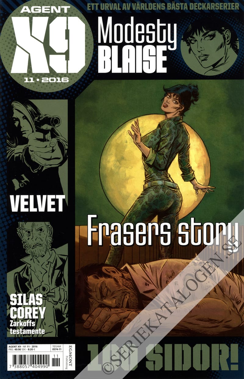 Framsida på Agent X9 #11 (2016)