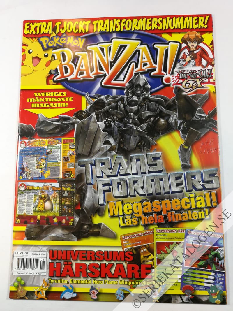 Framsida på Banzai! #8 (2008)