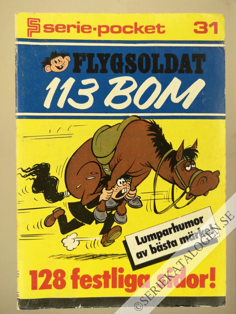Framsida på Seriepocket 113 Bom (1975)
