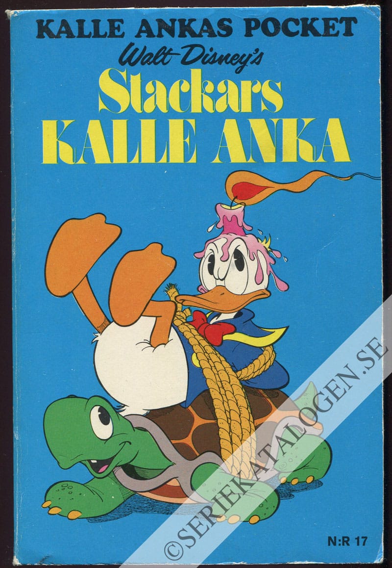 Framsida på Kalle Ankas pocket Stackars Kalle Anka (1974)