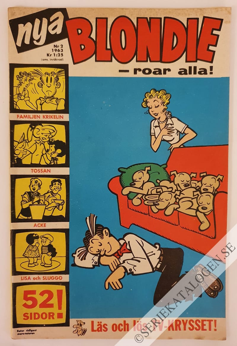 Framsida på Blondie #2 (1963)