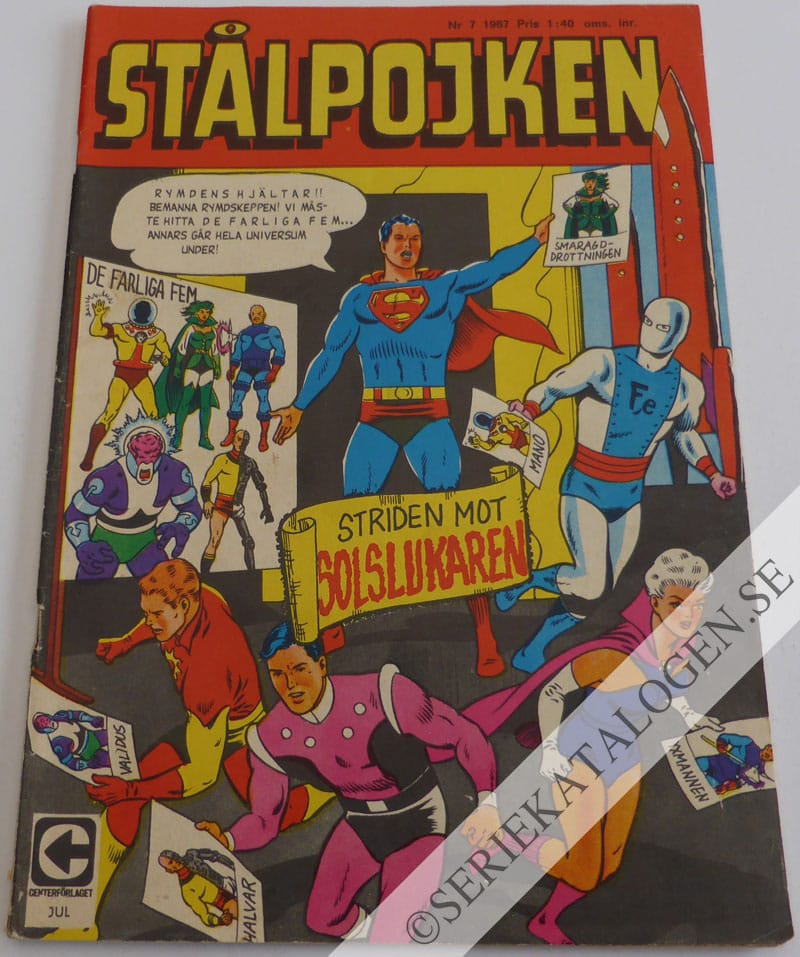 Framsida på Stålpojken #7 (1967)