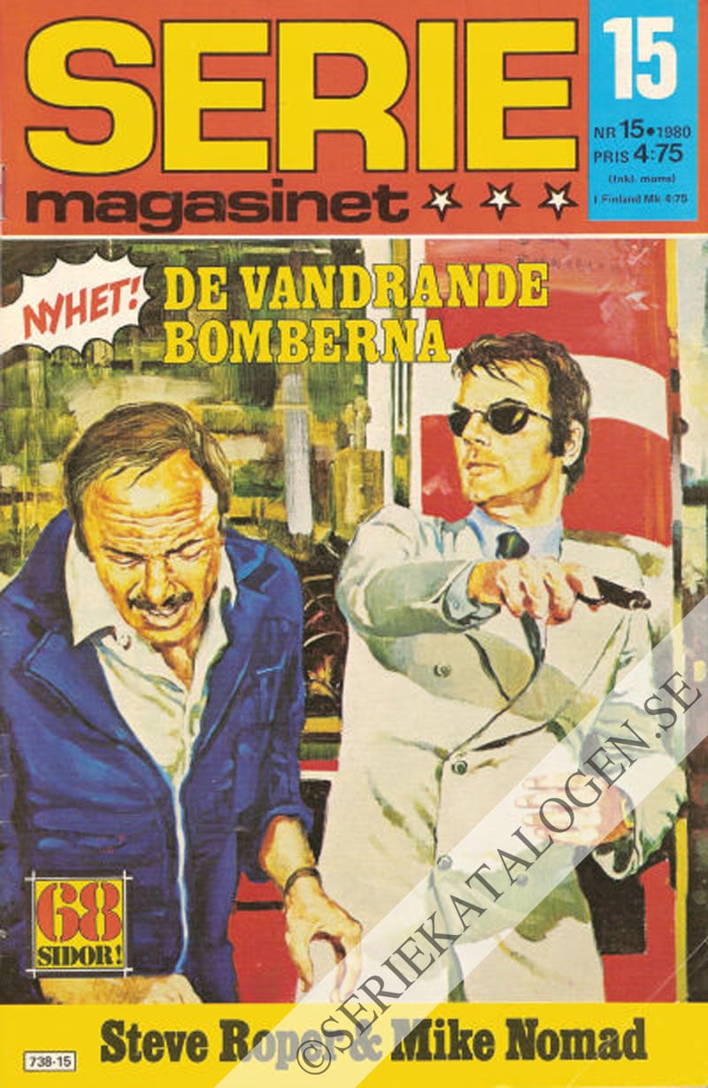 Framsida på Seriemagasinet #15 (1980)