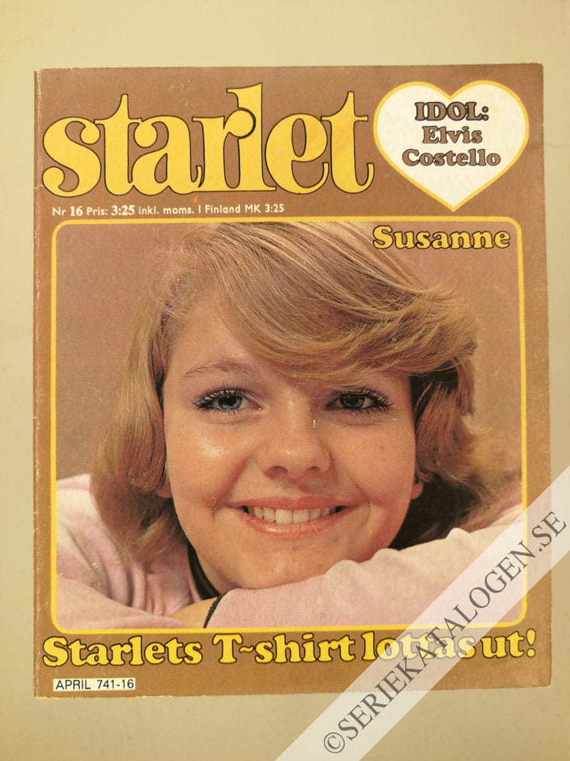 Framsida på Starlet #16 (1978)