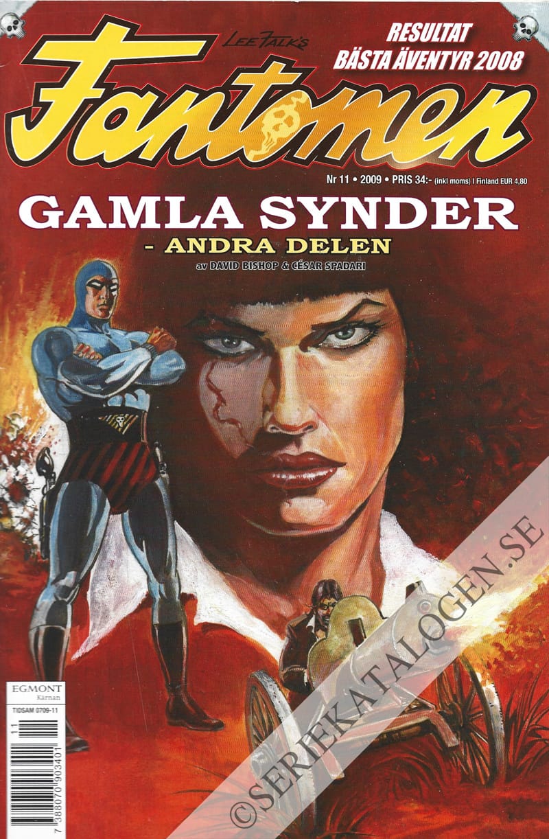 Framsida på Fantomen #11 (2009)
