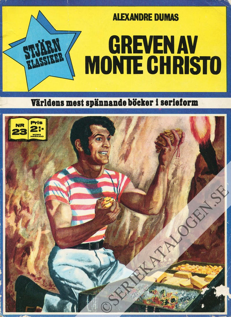 Framsida på Stjärnklassiker Greven av Monte Christo (1971)