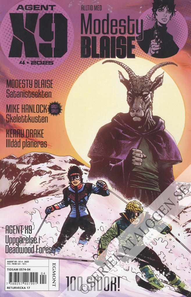 Framsida på Agent X9 #4 (2025)