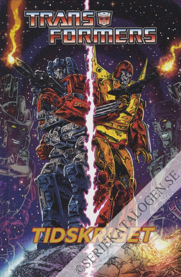 Framsida på Transformers Tidskriget (2024)