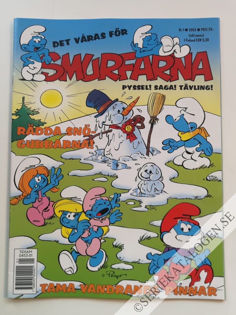 Framsida på Smurfarna #1 (2003)