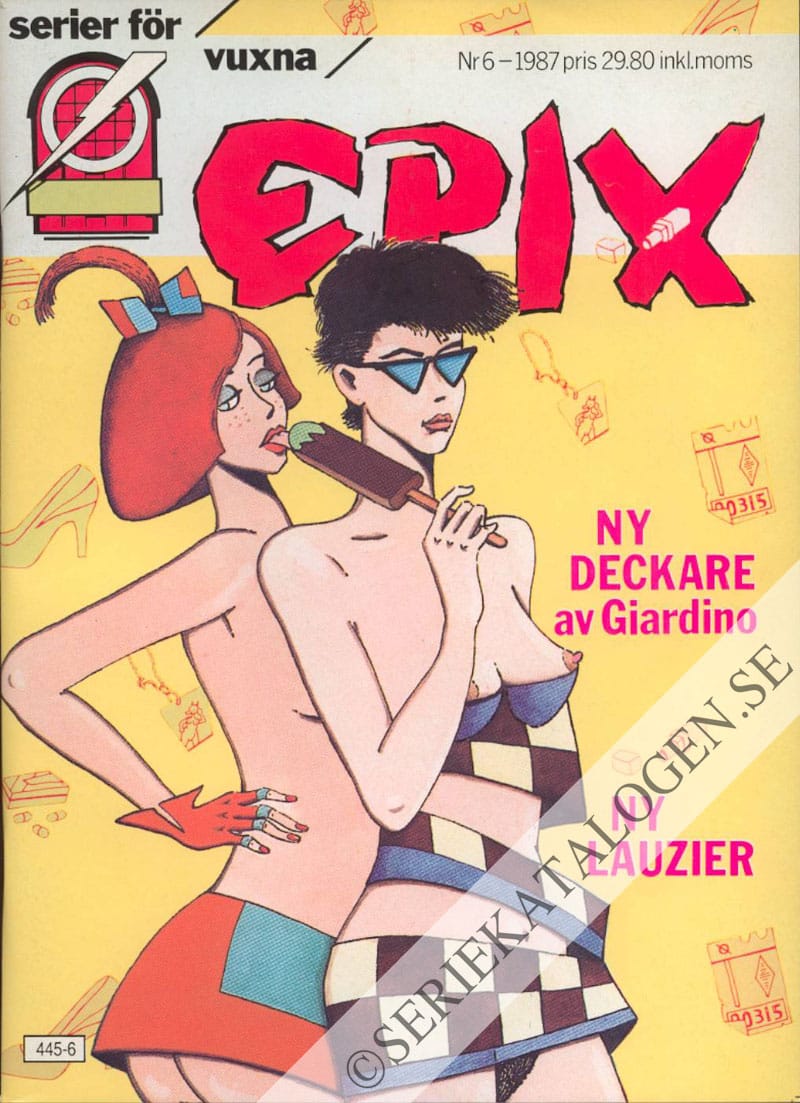 Framsida på Epix #6 (1987)