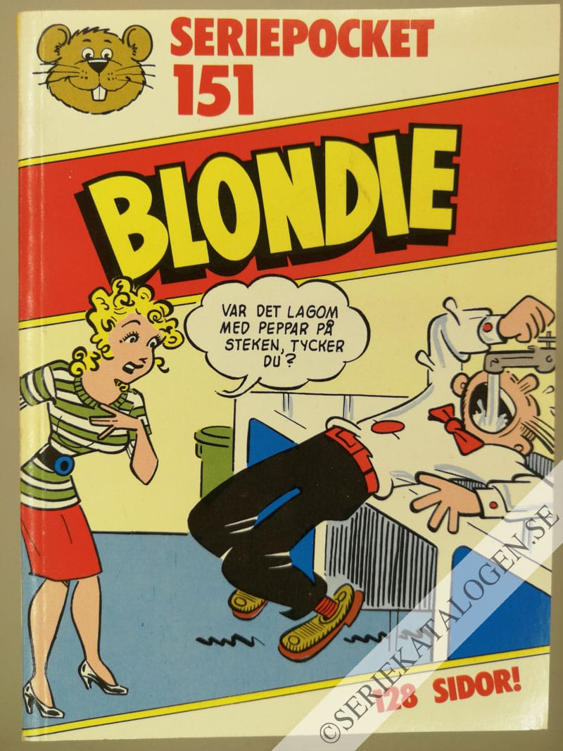 Framsida på Seriepocket #151 - Blondie (1985)