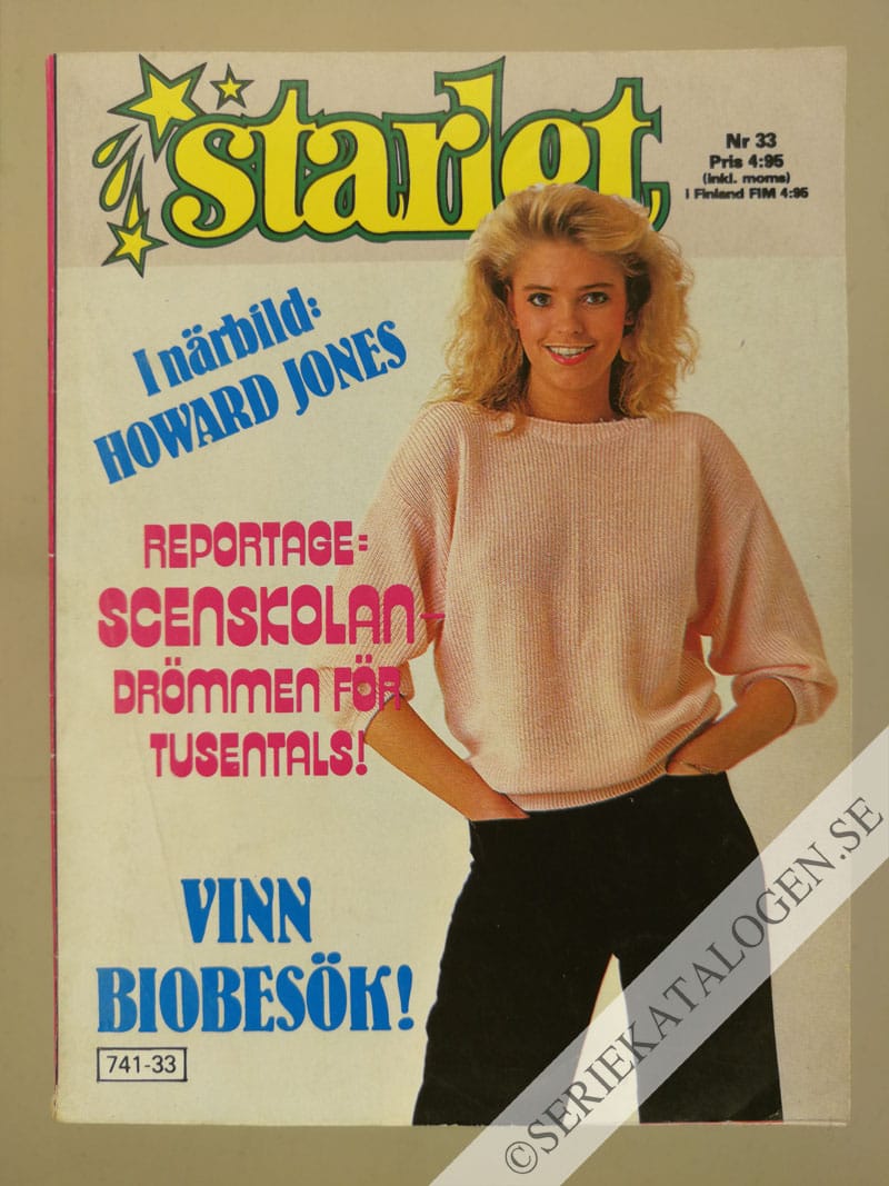 Framsida på Starlet #33 (1984)