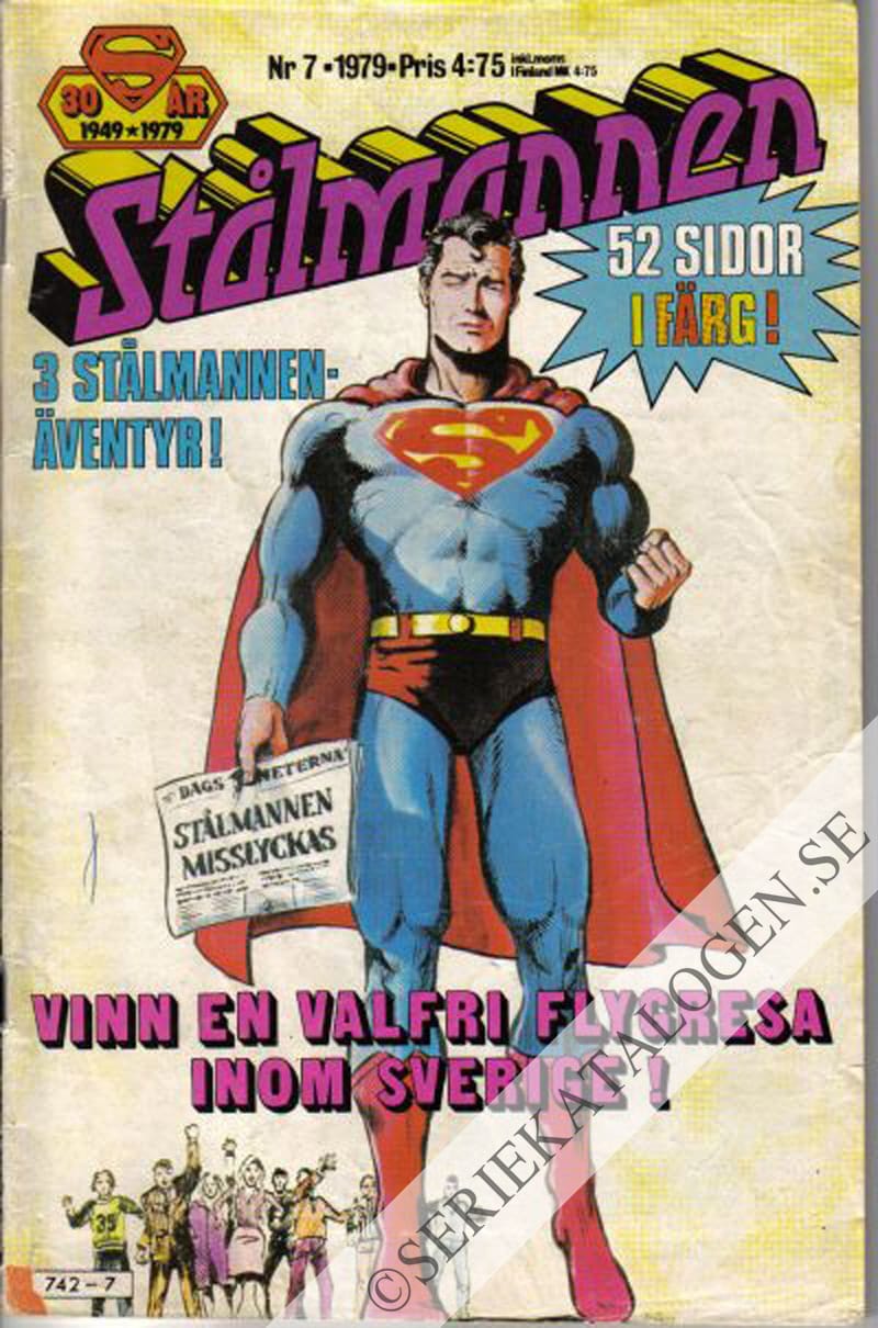 Framsida på Stålmannen #7 (1979)