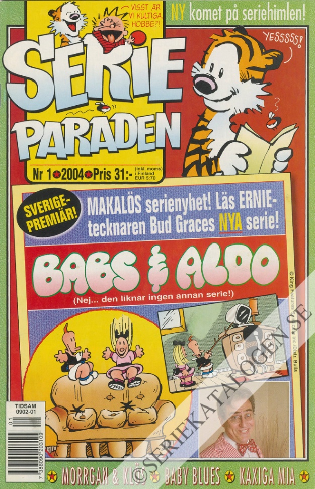 Framsida på Serie-paraden #1 (2004)