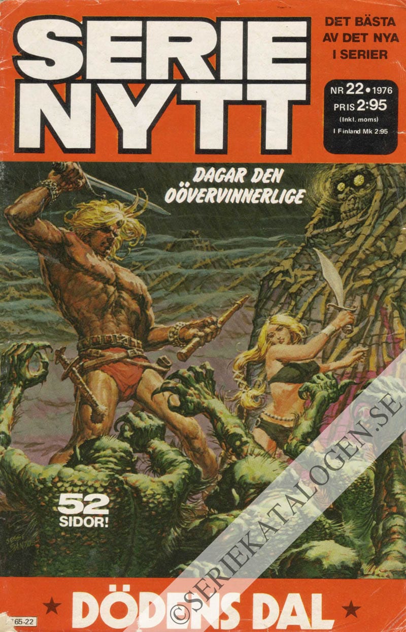 Framsida på Serie-Nytt #22 (1976)