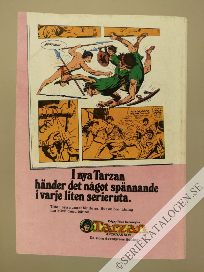 Baksida på Den hemliga vägen (1982)