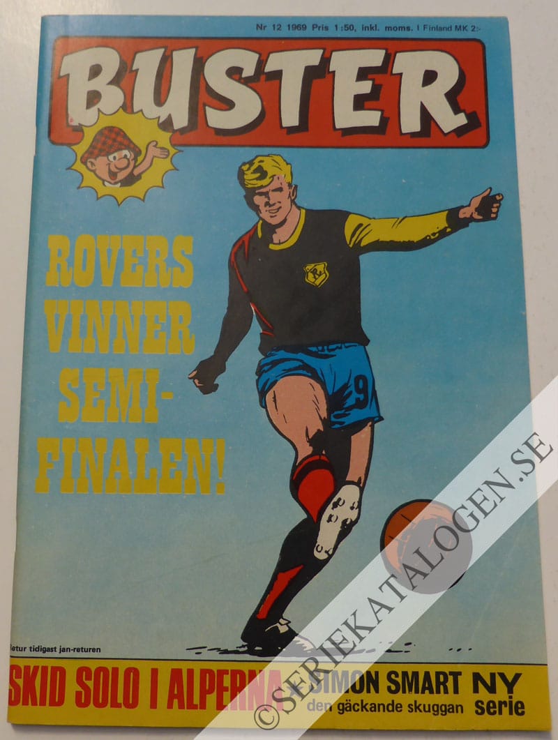 Framsida på Buster #12 (1969)