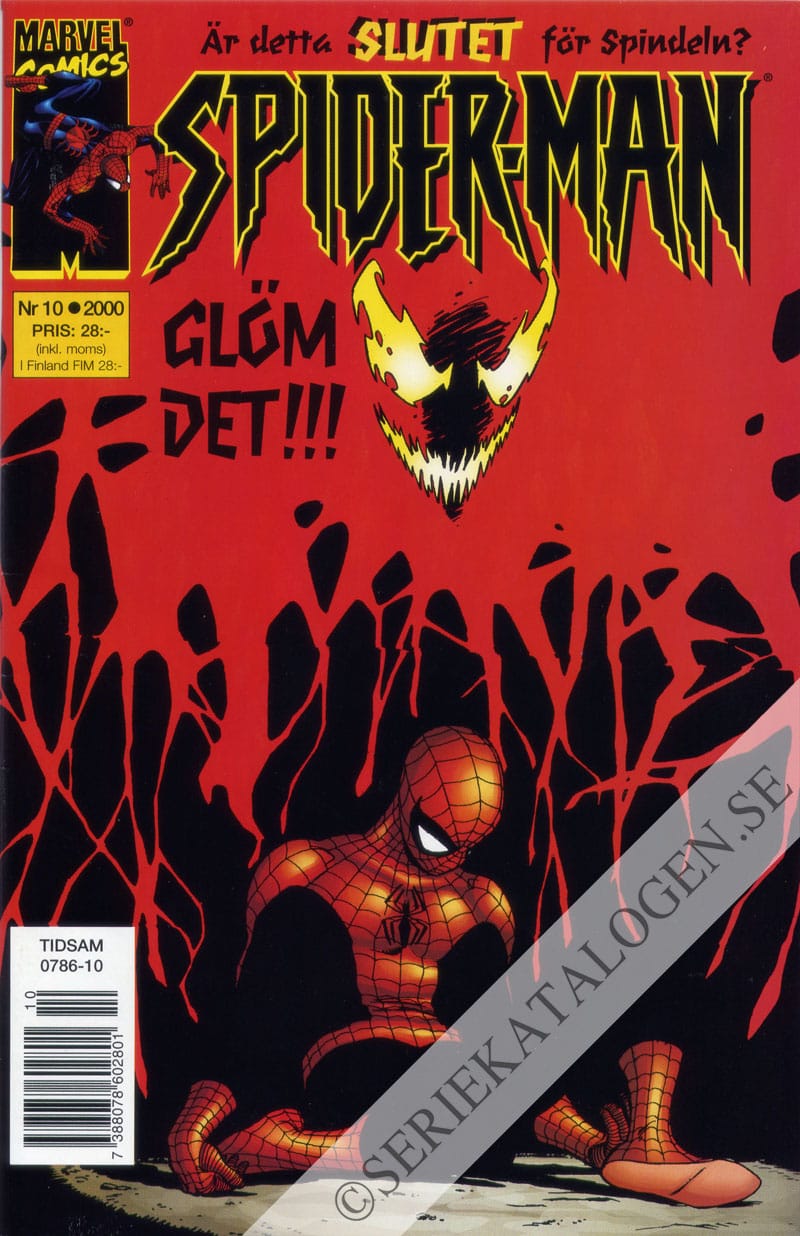 Framsida på Spider-Man #10 (2000)