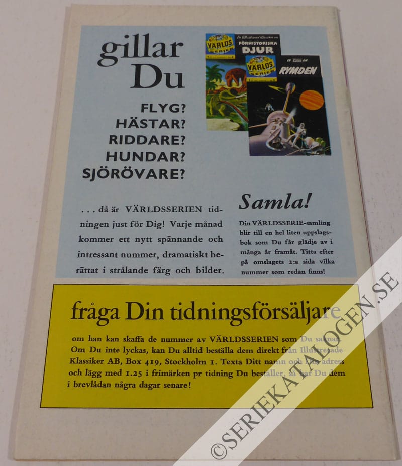Baksida på Kamp för livet, läkekonstens hjältar (1962)