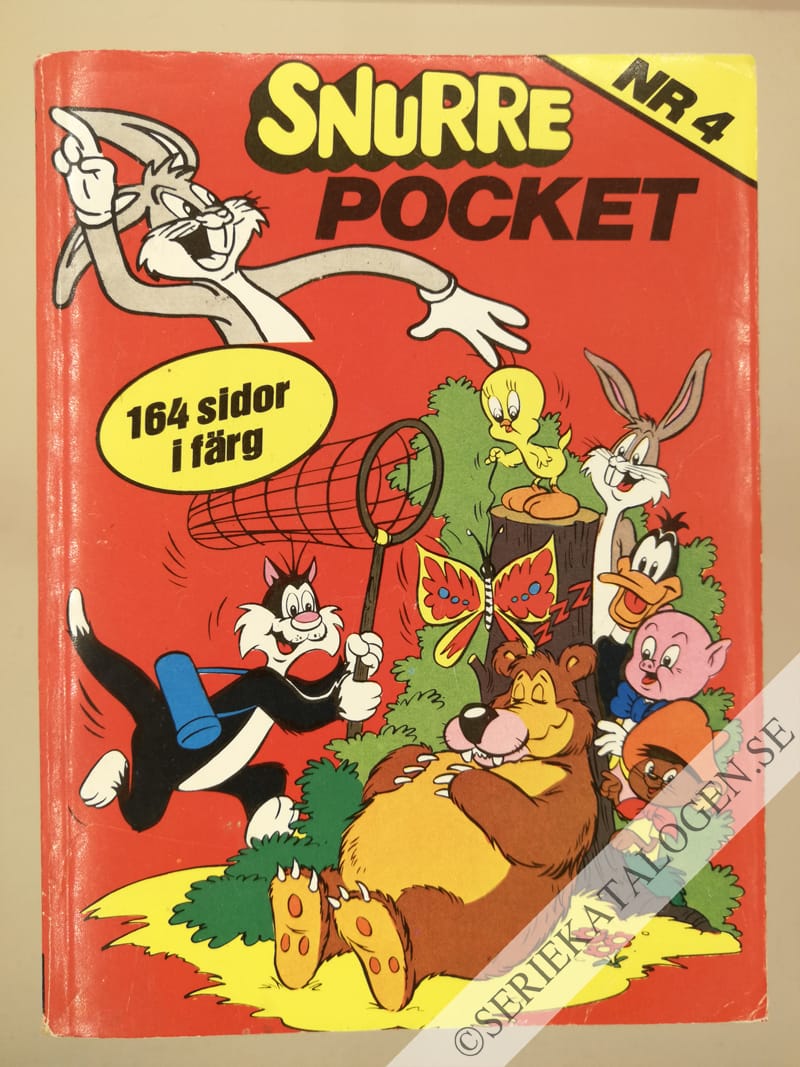 Framsida på Snurre pocket #4 (1983)