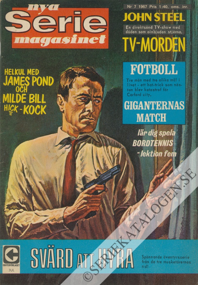 Framsida på Seriemagasinet #7 (1967)