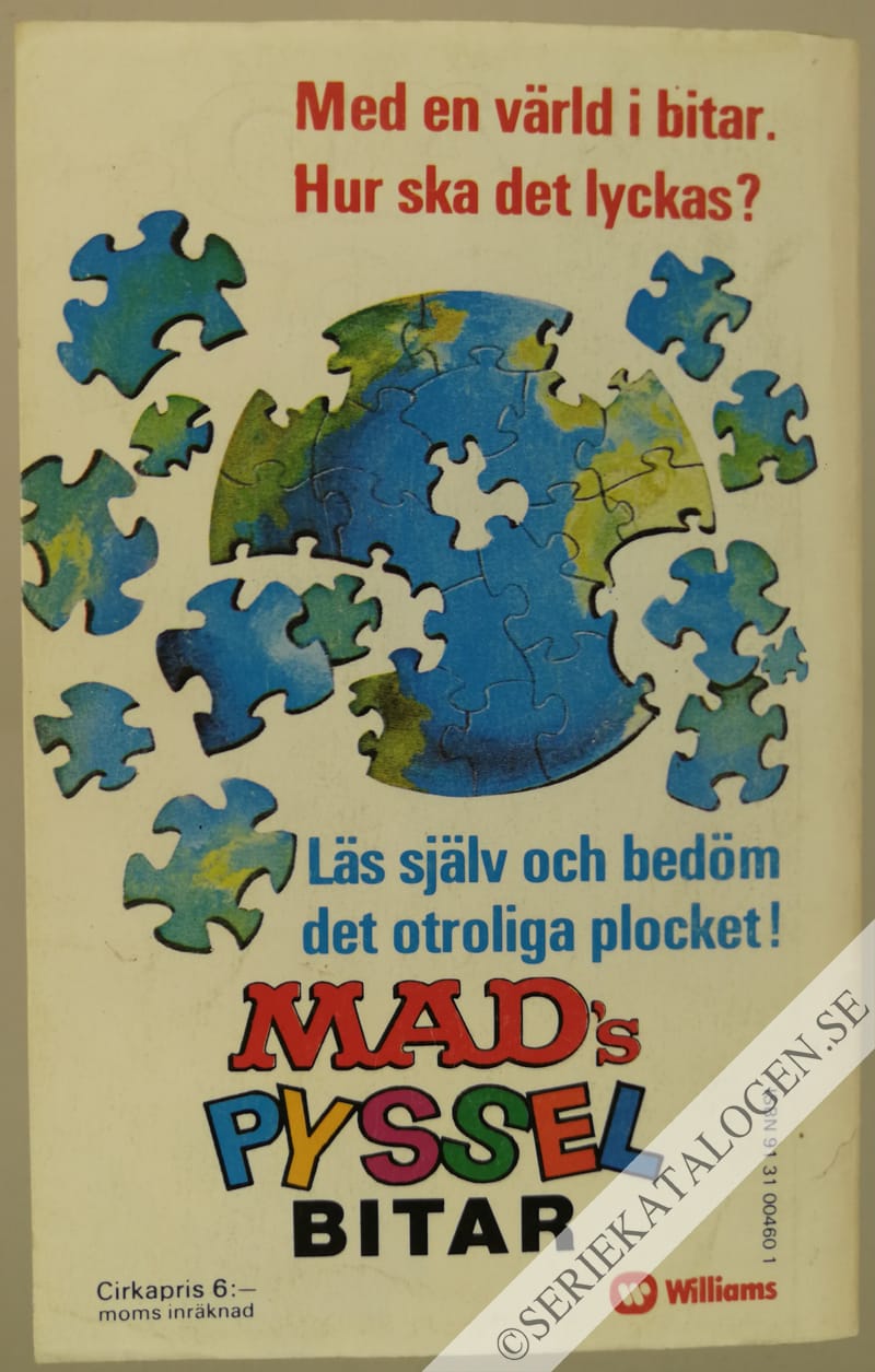 Baksida på MAD's pysselbitar (1975)