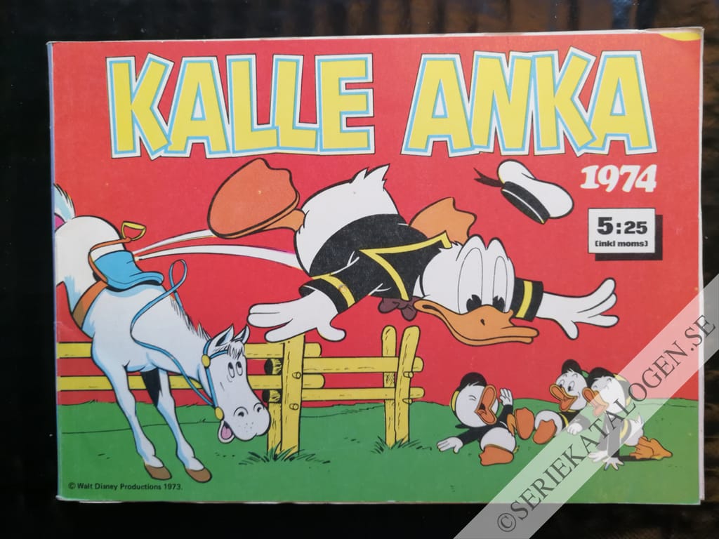 Framsida på Kalle Ankas julbok # (1973)