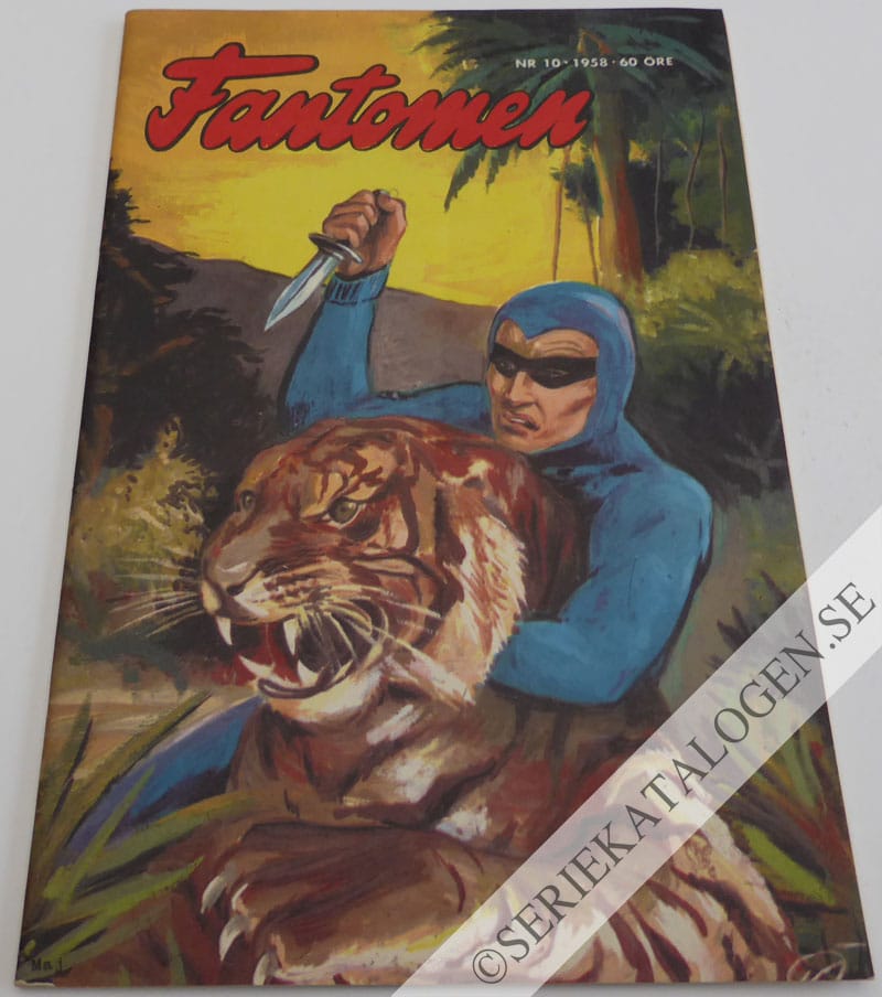 Framsida på Fantomen #10 (1958)