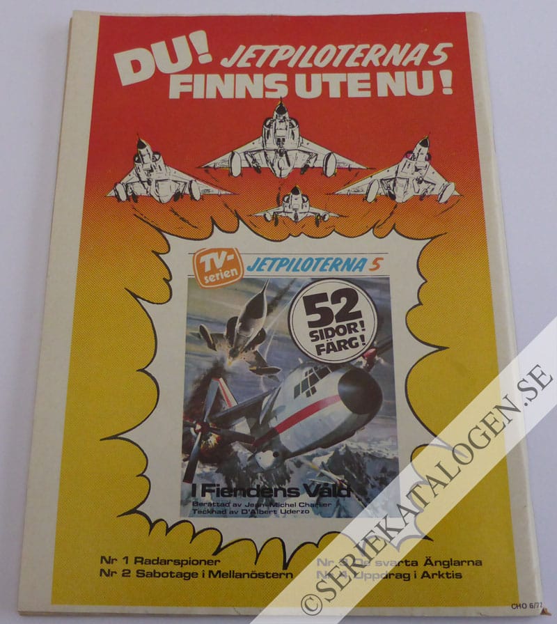 Baksida på Den osynlige (1972)
