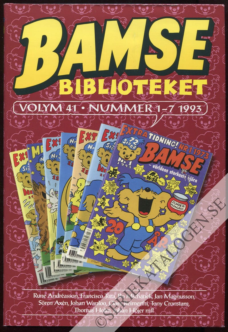 Framsida på Bamsebiblioteket #41 (2011)