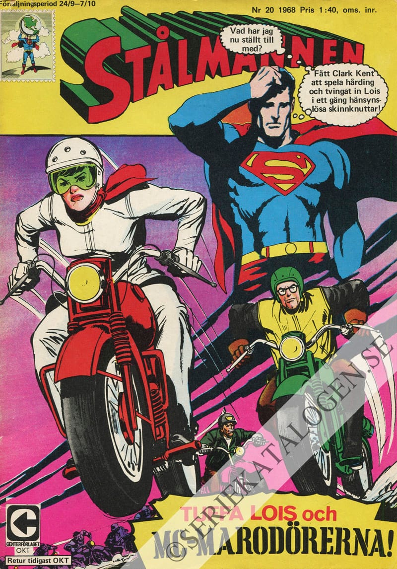 Framsida på Stålmannen #20 (1968)